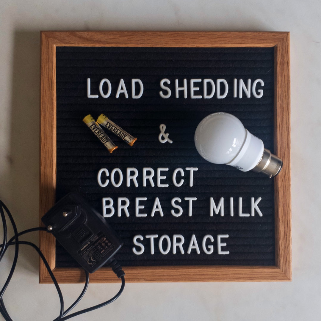 Storage of breastmilk during power outages or loadshedding - by Lactation Consultant Niyati Naik