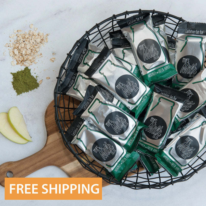 Lactation Cookies - Apple & Moringa Flavour - Mrs Milk x 20 pack