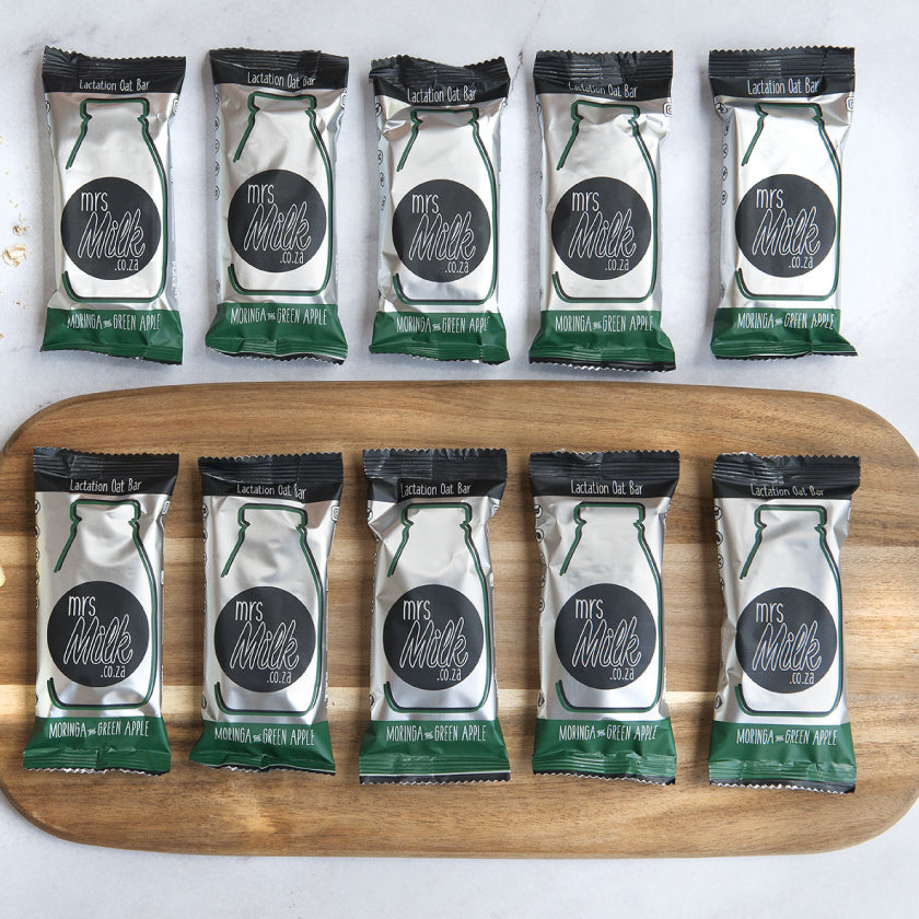 Lactation Cookies - Apple & Moringa Flavour - Mrs Milk x 10 pack